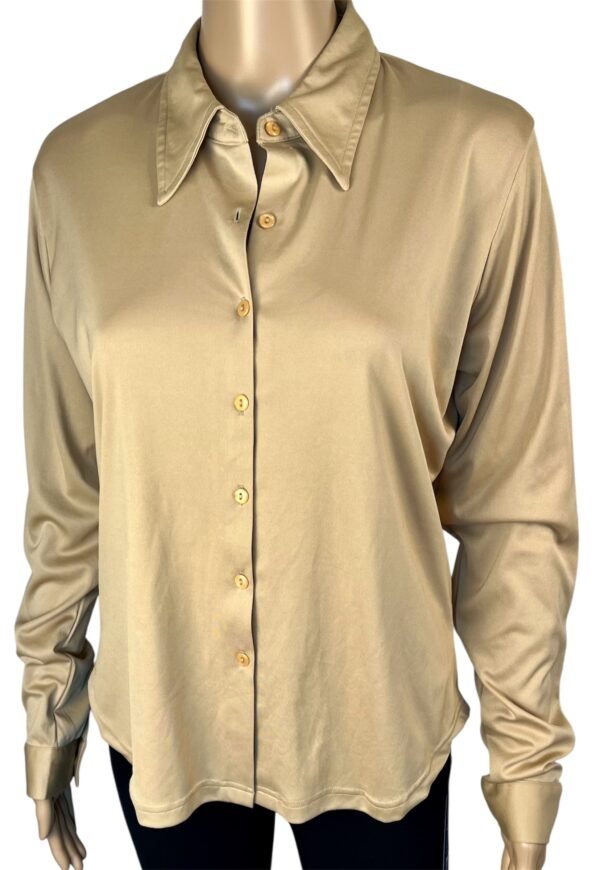 Naf Naf Blouse Champagne kleur Naf Naf Blouse Champagne kleur