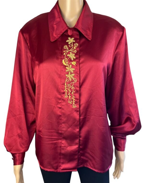 Opera-by-Richards-Bordeaux-Rood-borduursel-maat-L