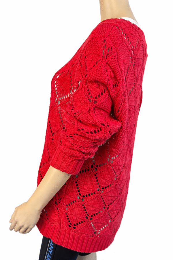 Tommy Hilfiger Open Knit Trui Maat L/G