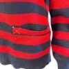 Tommy Hilfiger gestreepte trui L rood blauw Pima katoen