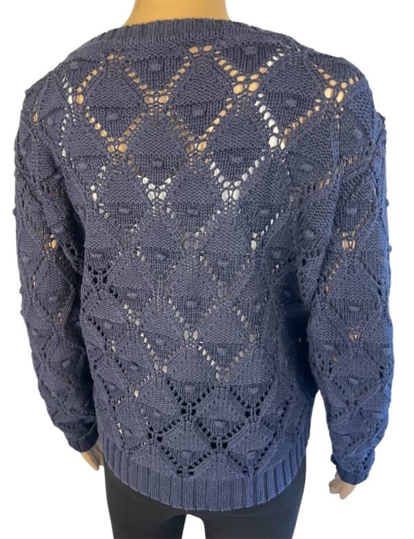 TH-6-trui-blauw-opengewerkt-BACK TH0006-open-knit-donkerblauw-maat-L