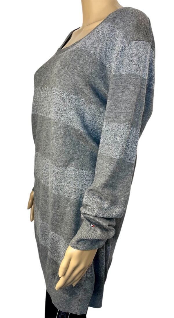 TH0007-trui-grijs-lang-tuniek-gestreept-maat-L-side TH0007-trui-grijs-lang-tuniek-gestreept-maat-L